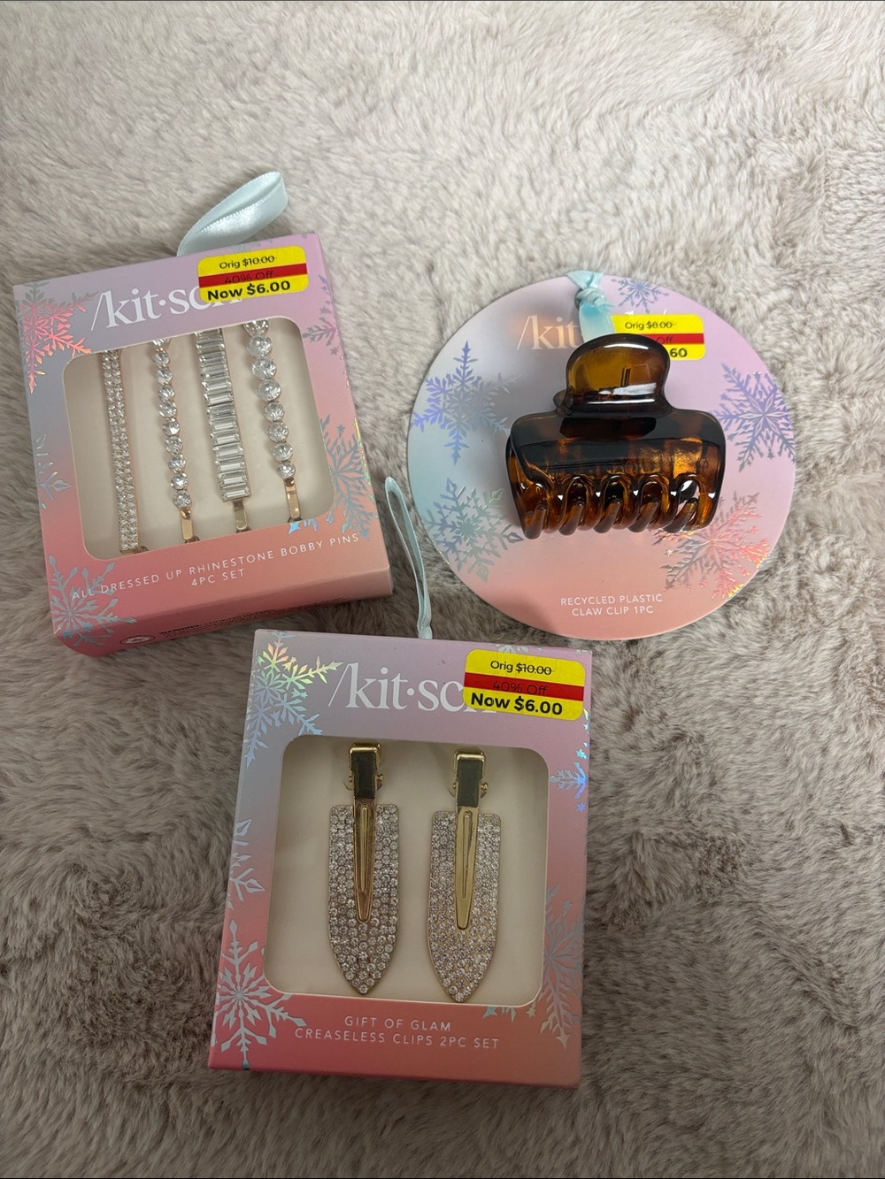 NWT Kitsch hair accessories